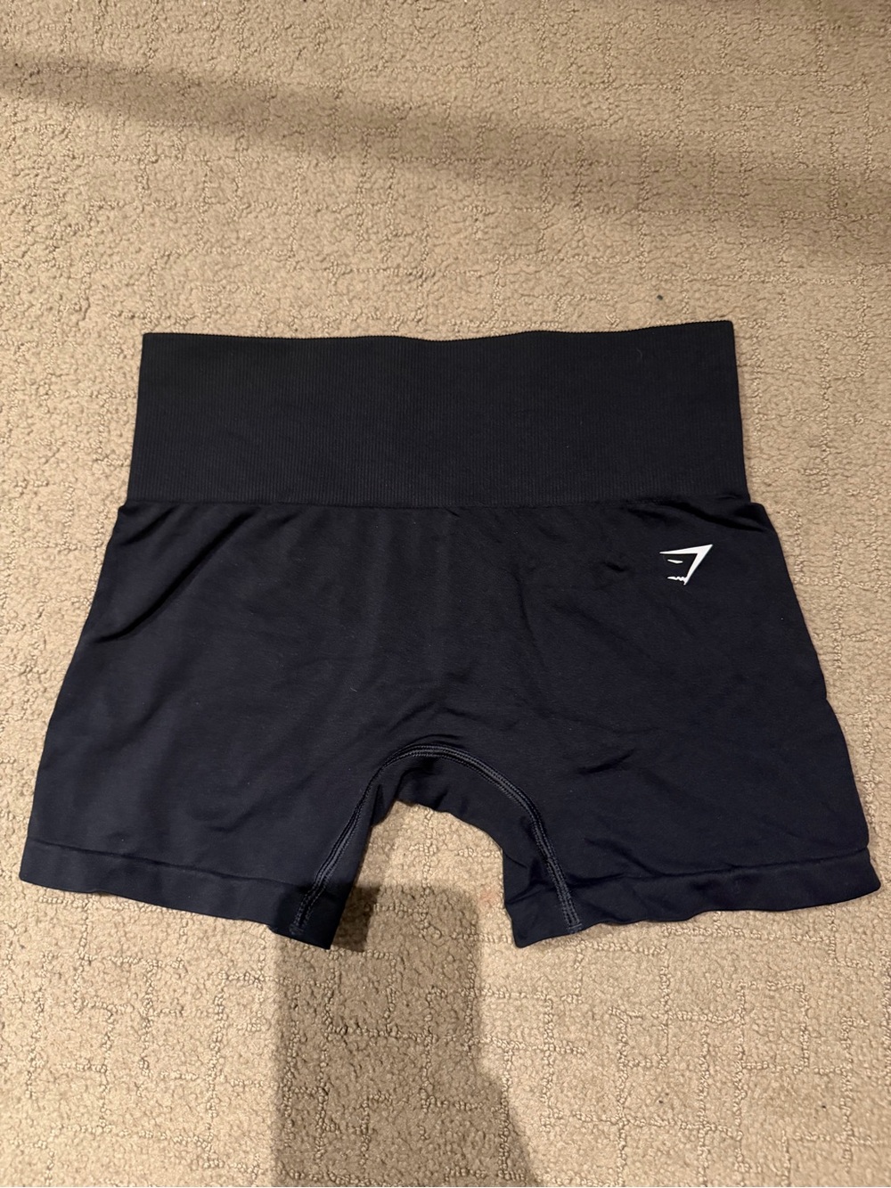 Gymshark Black High-Rise Seamless Training Shorts